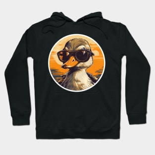 Duck with Sun Glasses Hoodie